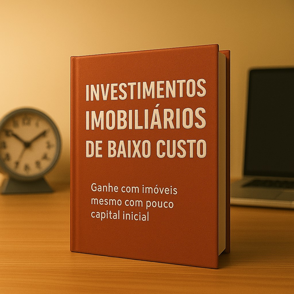 Capa do Livro 'Investimentos imobiliários de baixo custo'